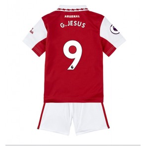 Arsenal Gabriel Jesus #9 kläder Barn 2022-23 Hemmatröja Kortärmad (+ korta byxor)